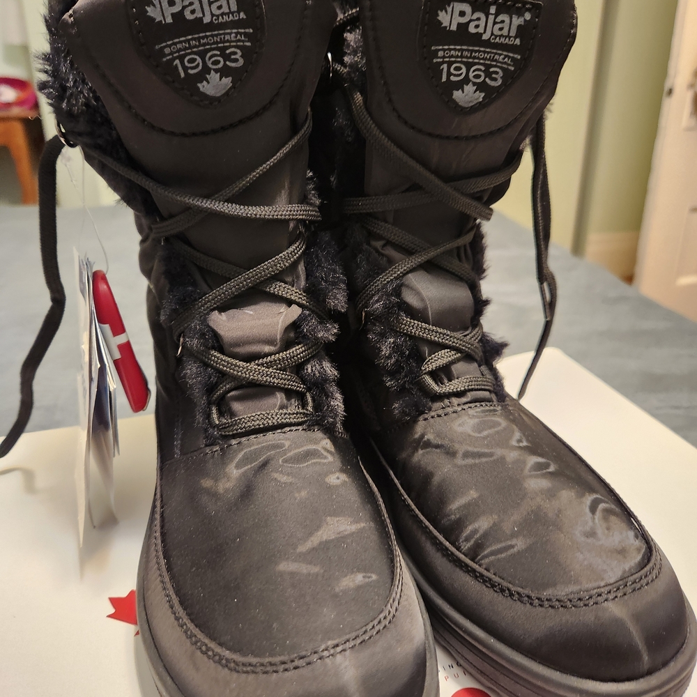 Pajar Black Waterproof Winter Boots